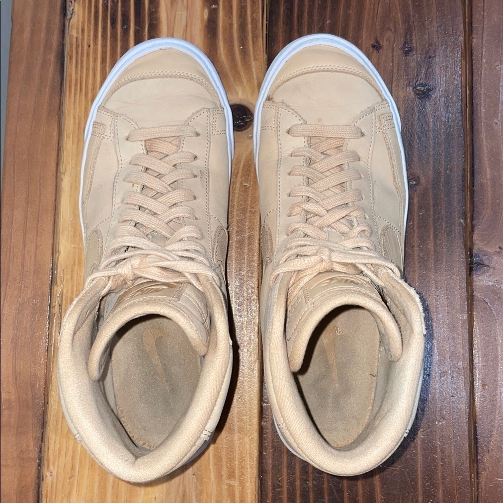 Nike Women's Blazer Mid Premium Sneakers ‘Vachetta Tan' DQ7572-200 Size 9 - Picture 11 of 16